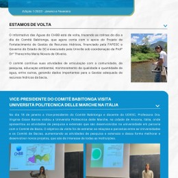 Comitê Babitonga lança a 1ª edição do Informativo das Águas de 2023